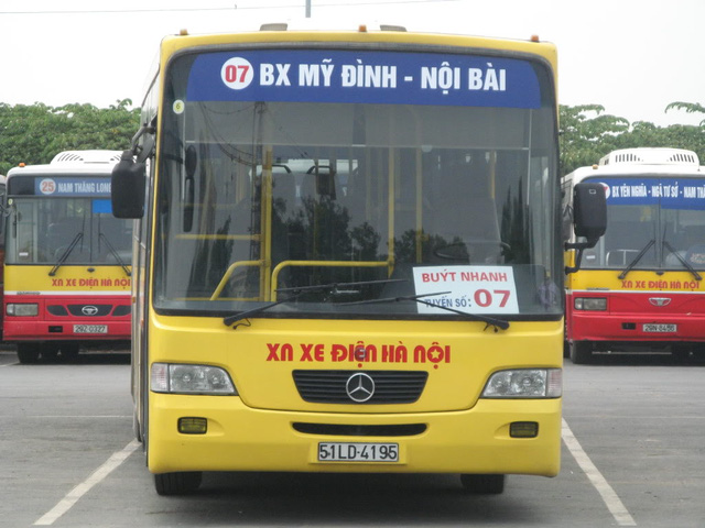 Xe buýt đi sân bay Nội Bài Hai Bà Trưng